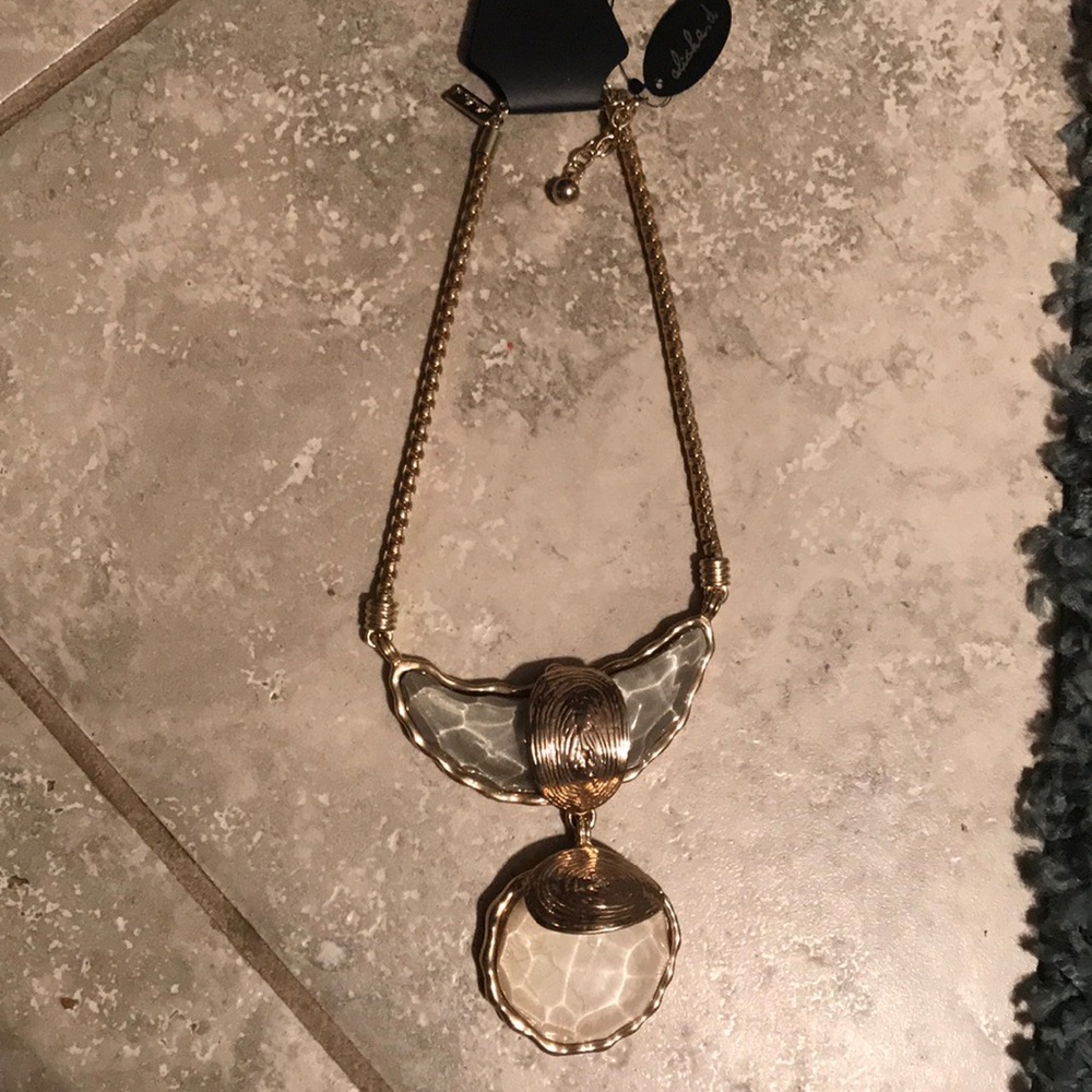 Gold Boho Chunky necklace